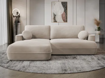 Uppland Sovesofa med sjeselong 3-seter - Beige - Møbler - Sofaer - Sovesofaer