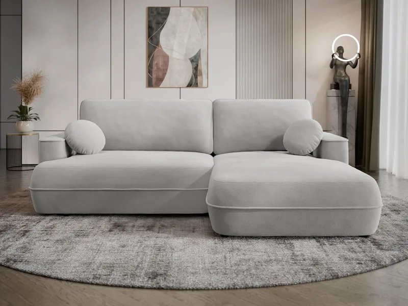 Uppland Sovesofa med sjeselong 3-seter - Grå - Møbler - Sofaer - Sovesofaer