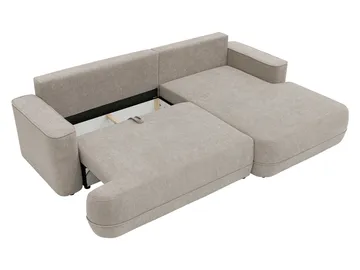 Uppland Sovesofa med sjeselong 3-seter - Lysegrå - Møbler - Sofaer - Sovesofaer