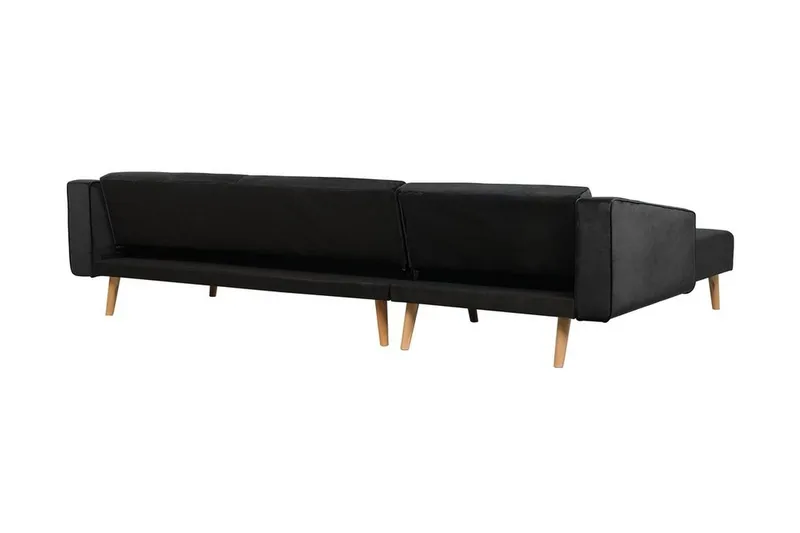 Vadso Hjørnesofa 303 cm - Svart - Møbler - Sofaer - Sovesofaer