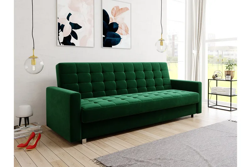 Veasna Sovesofa - Grønn - Møbler - Sofaer - Sovesofaer