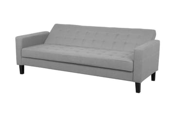Vehkoo 3-seter Sammenleggbar Rektangulær Sovesofa i Stoff - Grå - Møbler - Sofaer - Sovesofaer