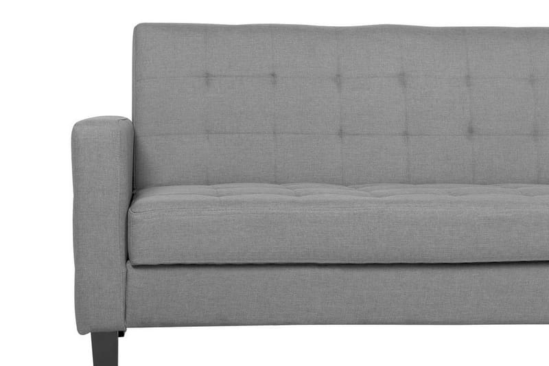 Vehkoo 3-seter Sammenleggbar Rektangulær Sovesofa i Stoff - Grå - Møbler - Sofaer - Sovesofaer