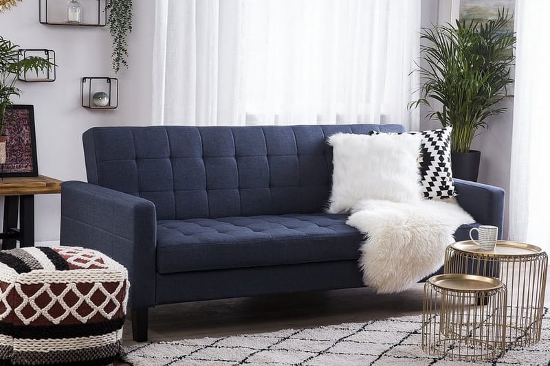 Vehkoo Sovesofa 200 cm - Blå - Møbler - Sofaer - Sovesofaer