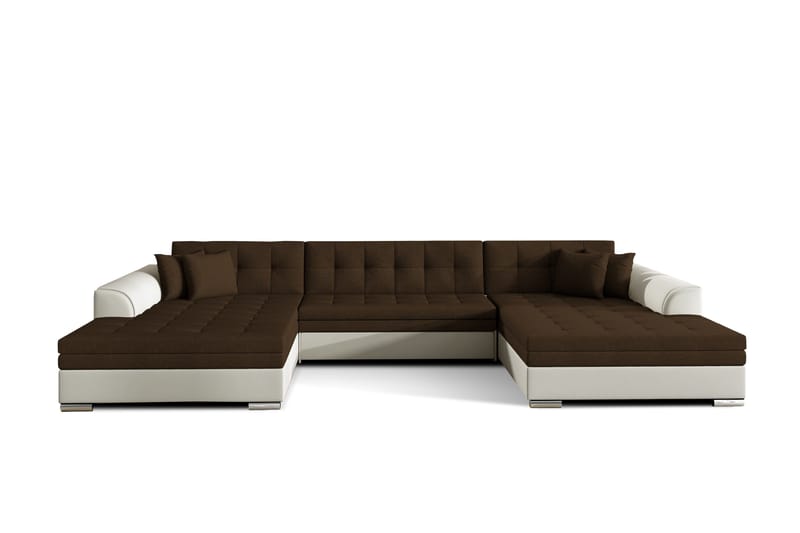 Ventolia Hjørnesovesofa - Brun/Beige - Møbler - Sofaer - Sovesofaer