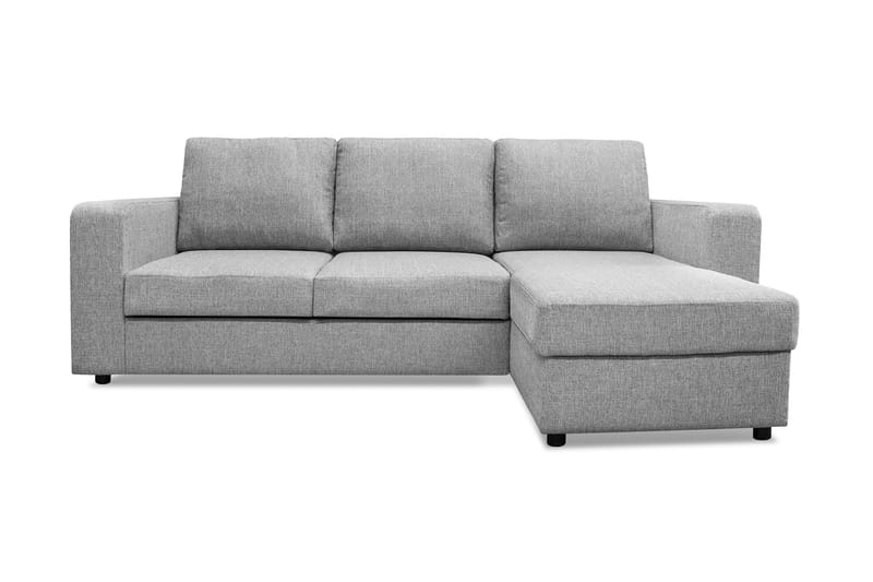 Verona Dyp Sovesofa 3-seters med Vendbar Divan, Lysgrå