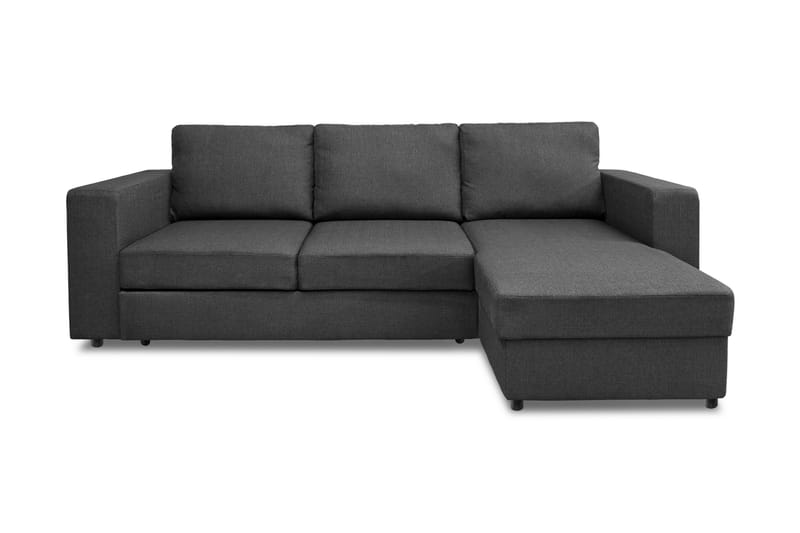 Verona Sovesofa 3-seter med Divan Vendbar - Mørkegrå - Møbler - Sofaer - Sovesofaer
