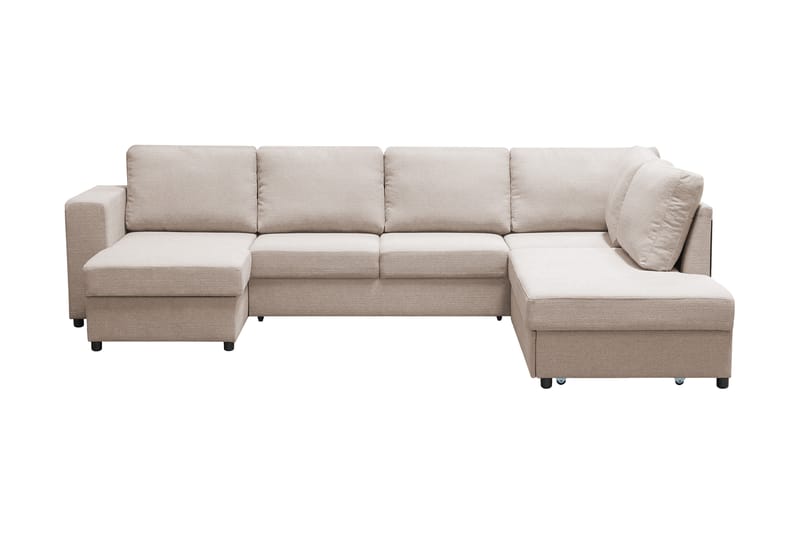 Verona U-Sovesofa Høyre - Beige - Sovesofaer - Sovesofa divan