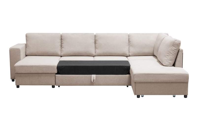 Verona U-Sovesofa Høyre - Beige - Sovesofaer - Sovesofa divan