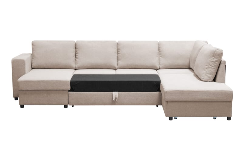 Verona U-Sovesofa Høyre - Beige - Møbler - Sofaer - Sovesofaer
