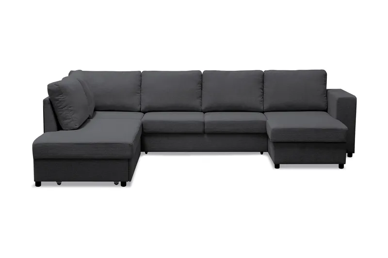 Verona U-sovesofa med Divan Høyre, Mørkegrå
