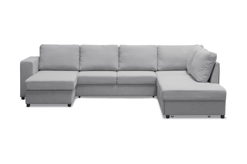 Verona U-sovesofa med Divan Venstre - Lysegrå - Møbler - Sofaer - Sovesofaer