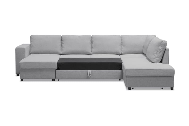Verona U-sovesofa med Divan Venstre - Lysegrå - Møbler - Sofaer - Sovesofaer
