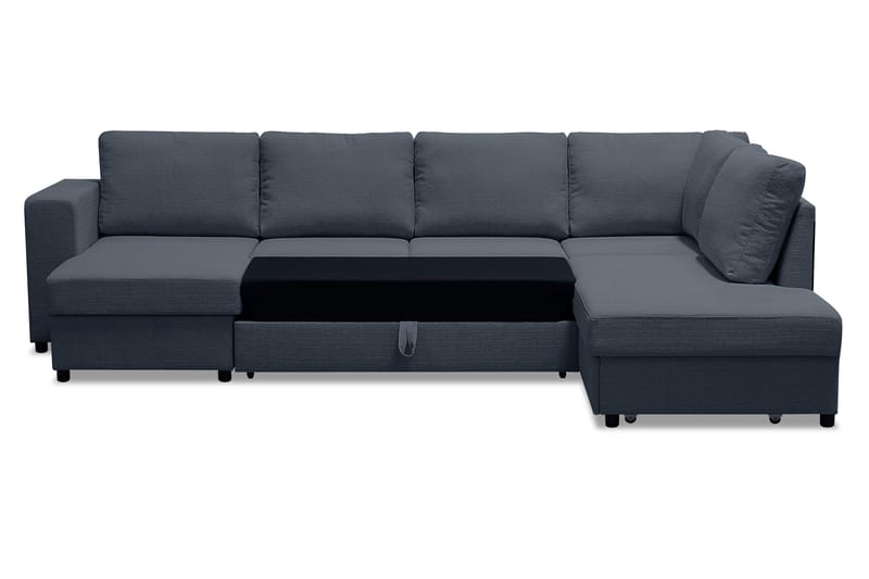 Verona U-sovesofa med Divan Venstre - Mørkegrå - Møbler - Sofaer - Sovesofaer