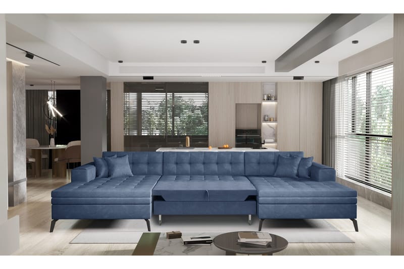 Vertizo Hjørnesofa - Beige - Møbler - Sofaer - Sovesofaer