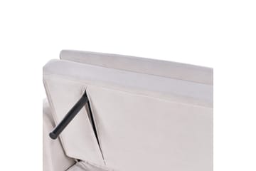 Vettre 3-seter Rektangulær Sovesofa 110x180 cm i Fløyel - Beige - Møbler - Sofaer - Sovesofaer