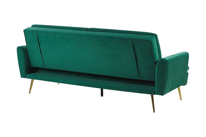 Vettre 3-seters Sovesofa - Fløyel/Mørkegrønn - Møbler - Sofaer - Sovesofaer