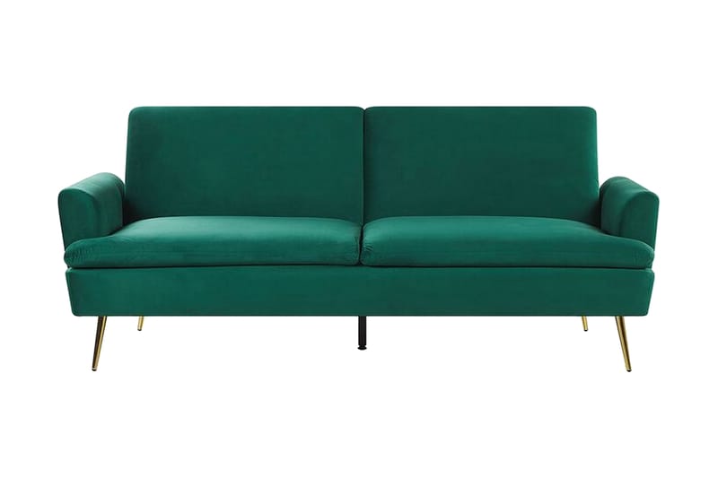Vettre 3-seters Sovesofa - Fløyel/Mørkegrønn - Møbler - Sofaer - Sovesofaer