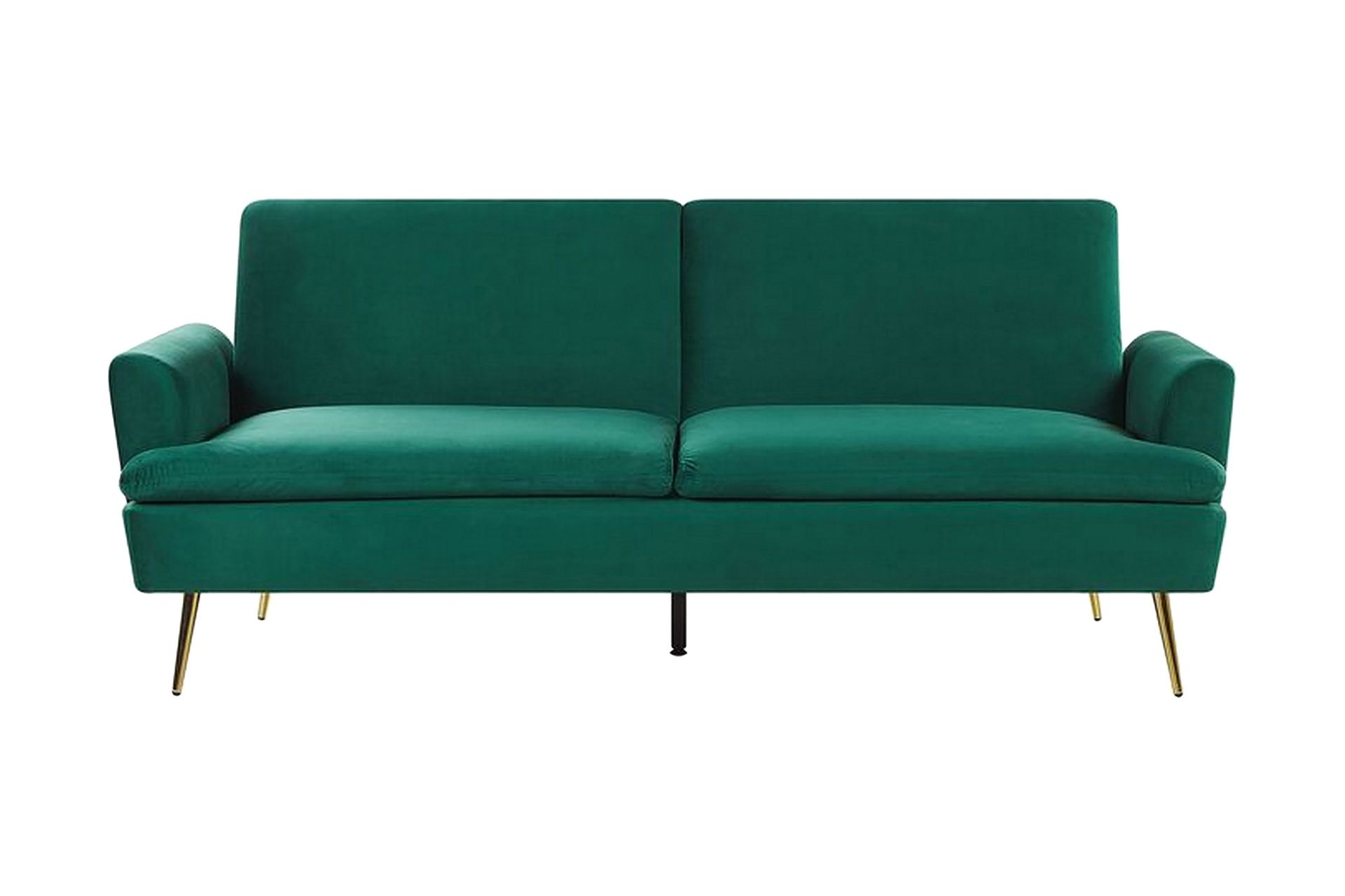 Vettre 3-seters Sovesofa - Fløyel/Mørkegrønn