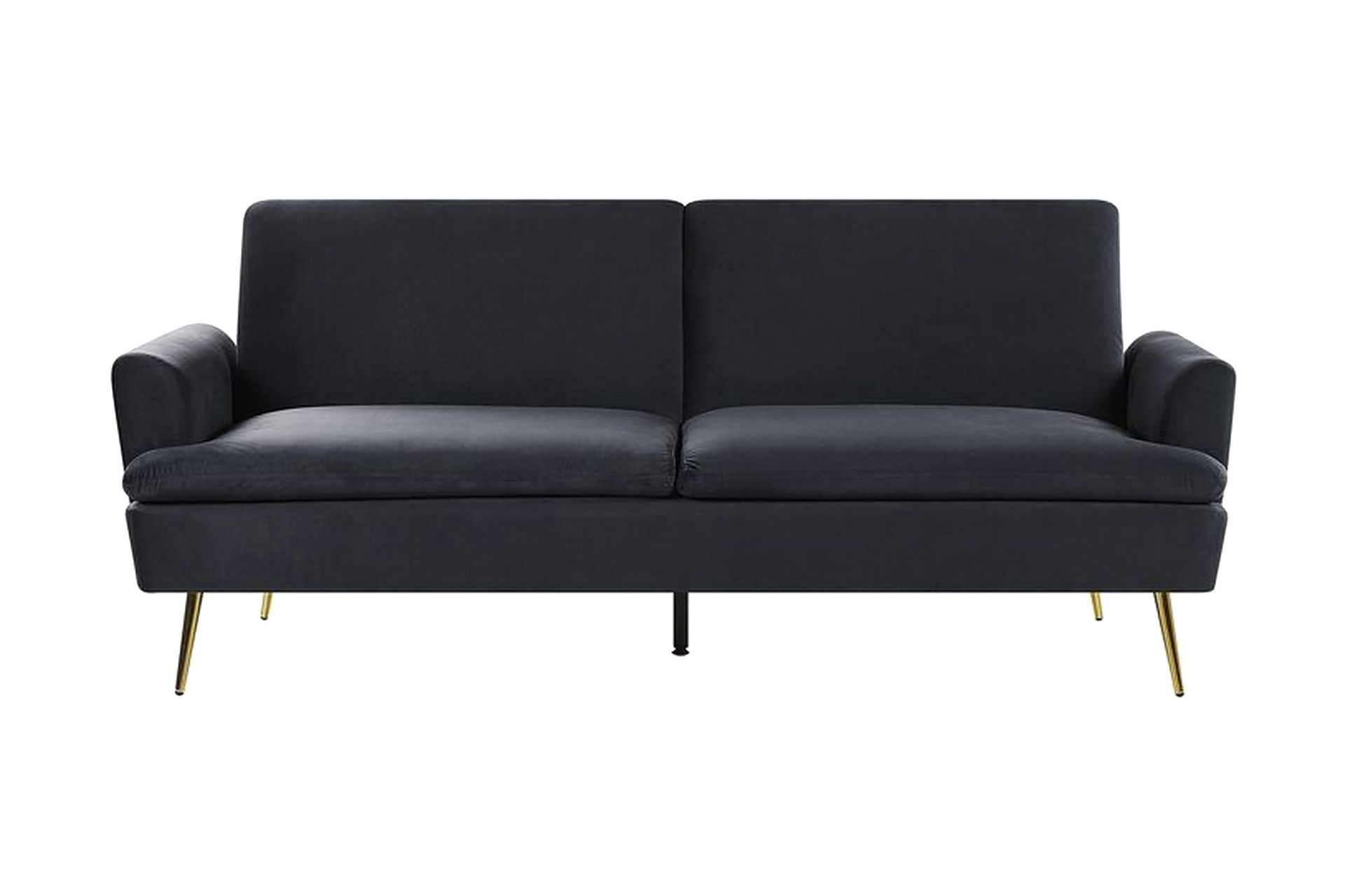 Vettre 3-seters Sovesofa - Fløyel/Svart