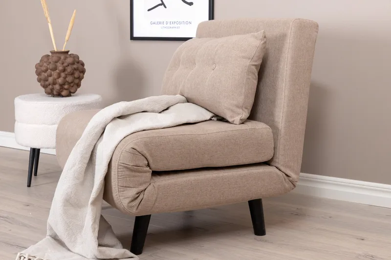 Vicky Sovesofa - Brun / Svart - Møbler - Sofaer - Sovesofaer