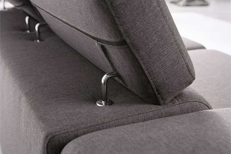 View Sovesofa 3-seter med Sjeselong Venstre - Lysegrå - Møbler - Sofaer - Sovesofaer