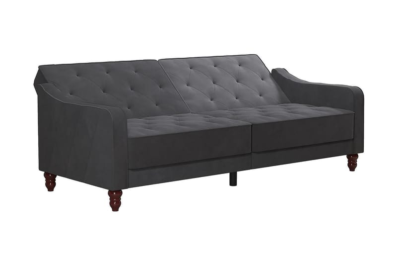 Vintage Tufted 2-seters Sovesofa Grå - Novogratz - Sovesofaer - 2 seters sovesofa