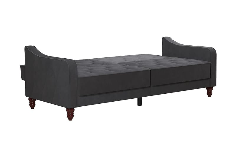 Vintage Tufted 2-seters Sovesofa Grå - Novogratz - Møbler - Sofaer - Sovesofaer