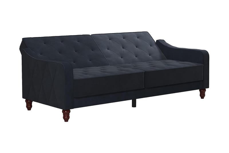 Vintage Tufted 2-seters Sovesofa Marineblå - Novogratz - Møbler - Sofaer - Sovesofaer