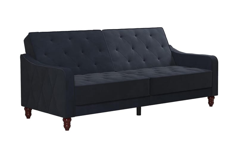 Vintage Tufted 2-seters Sovesofa Marineblå - Novogratz - Møbler - Sofaer - Sovesofaer