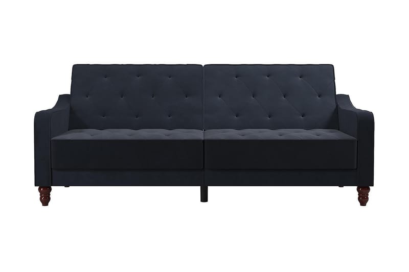 Vintage Tufted 2-seters Sovesofa Marineblå - Novogratz - Møbler - Sofaer - Sovesofaer