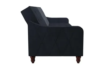 Vintage Tufted 2-seters Sovesofa Marineblå - Novogratz - Møbler - Sofaer - Sovesofaer