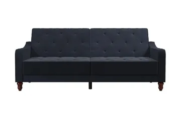 Vintage Tufted 2-seters Sovesofa Marineblå - Novogratz - Møbler - Sofaer - Sovesofaer