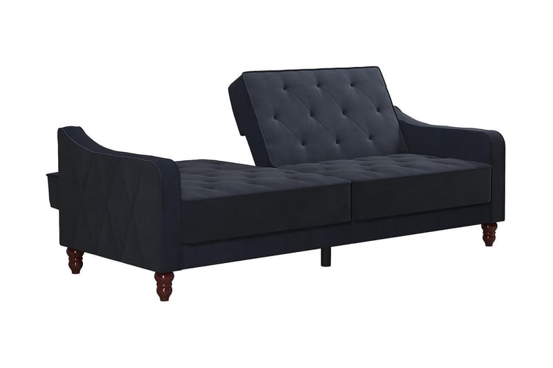 Vintage Tufted 2-seters Sovesofa Marineblå - Novogratz - Møbler - Sofaer - Sovesofaer