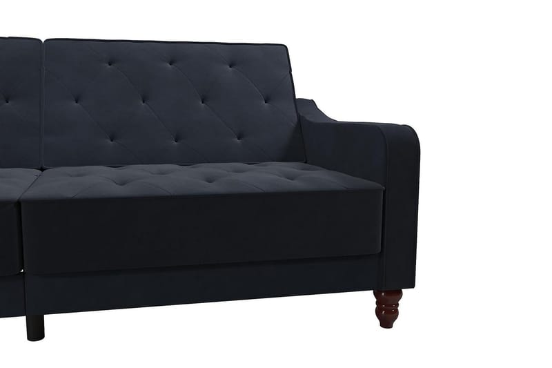 Vintage Tufted 2-seters Sovesofa Marineblå - Novogratz - Møbler - Sofaer - Sovesofaer