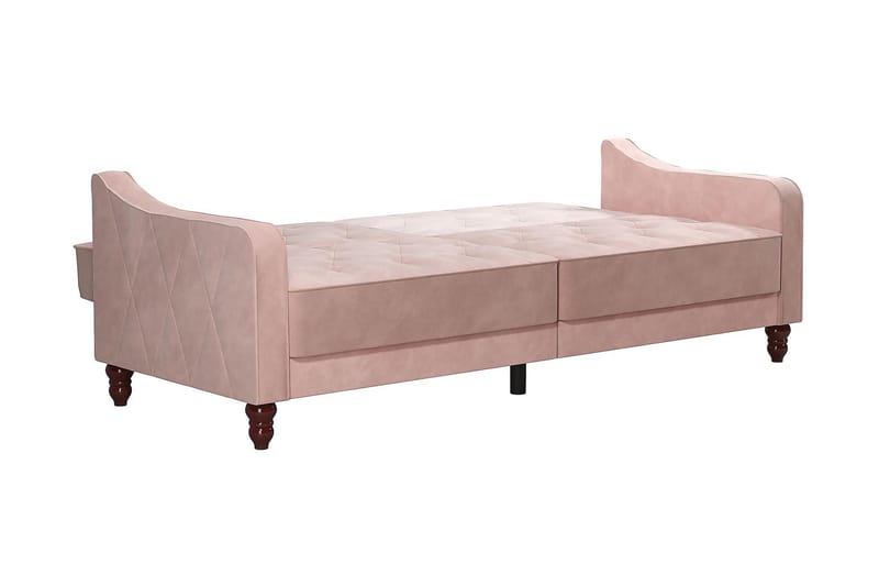 Vintage Tufted 2-seters Sovesofa Rosa - Novogratz - Møbler - Sofaer - Sovesofaer