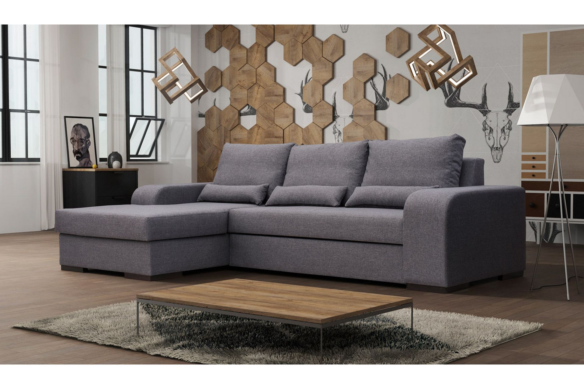 Virago Divansovesofa 285x165x90 cm - Møbler - Sofaer - Sovesofaer