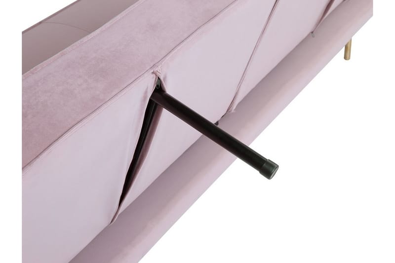 Visnes Sovesofa 218 cm - Rosa - Møbler - Sofaer - Sovesofaer