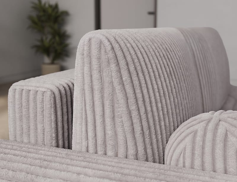 Vittario 3-seters boblete sovesofa med divan og oppbevaring, venstre - Modullo 03 - Møbler - Sofaer - Sovesofaer