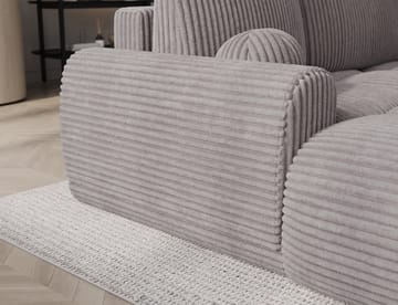 Vittario 3-seters boblete sovesofa med divan og oppbevaring, venstre - Modullo 03 - Møbler - Sofaer - Sovesofaer