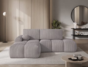Vittario 3-seters boblete sovesofa med divan og oppbevaring, venstre - Modullo 03 - Møbler - Sofaer - Sovesofaer