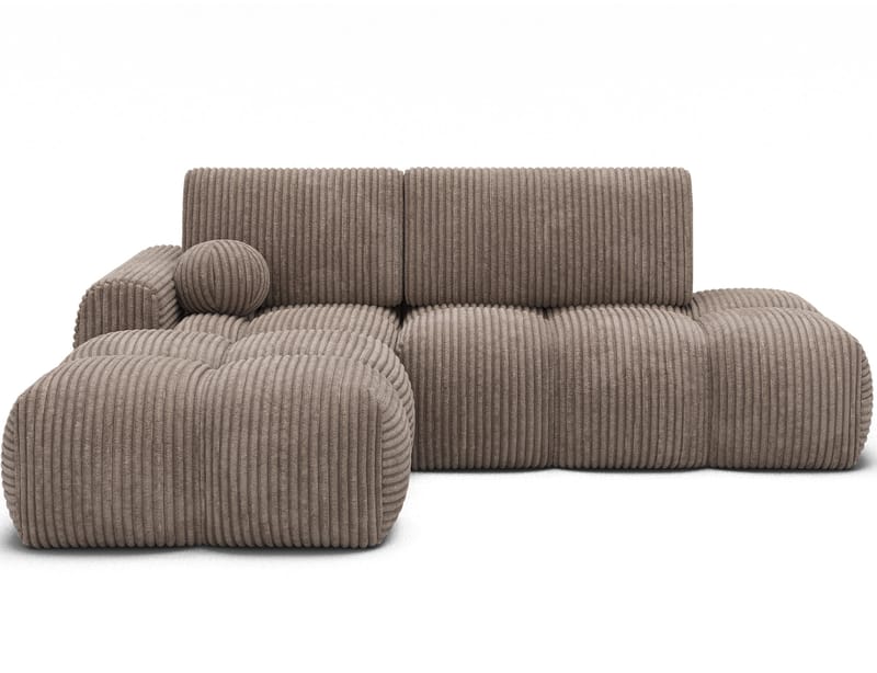 Vittario 3-seters boblete sovesofa med divan og oppbevaring, venstre - Modullo 20 - Møbler - Sofaer - Sovesofaer