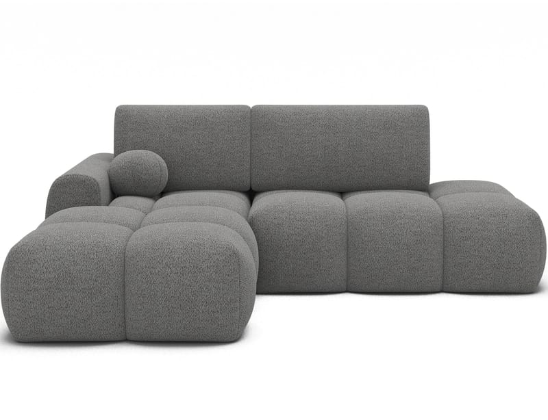 Vittario 3-seters boblete sovesofa med divan og oppbevaring, venstre - Royal 04 - Møbler - Sofaer - Sovesofaer