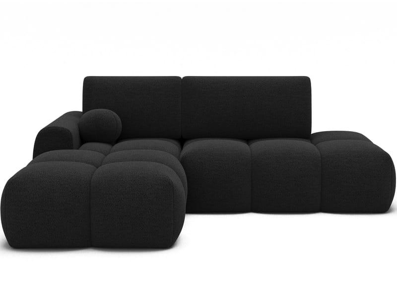 Vittario 3-seters boblete sovesofa med divan og oppbevaring, venstre - Royal 05 - Møbler - Sofaer - Sovesofaer