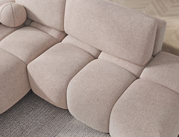 Vittario 3-seters boblete sovesofa med divan og oppbevaring, venstre - Xillar 20 - Møbler - Sofaer - Sovesofaer