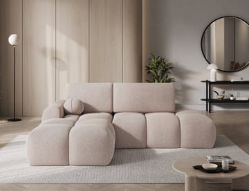Vittario 3-seters boblete sovesofa med divan og oppbevaring, venstre - Xillar 20 - Møbler - Sofaer - Sovesofaer