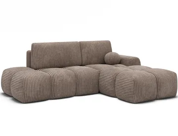 Vittario 3-seters Bubblig sovesofa med divan og oppbevaring Høyre - Modullo 20 - Møbler - Sofaer - Sovesofaer