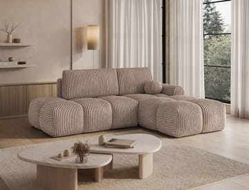 Vittario 3-seters Bubblig sovesofa med divan og oppbevaring Høyre - Modullo 20 - Møbler - Sofaer - Sovesofaer