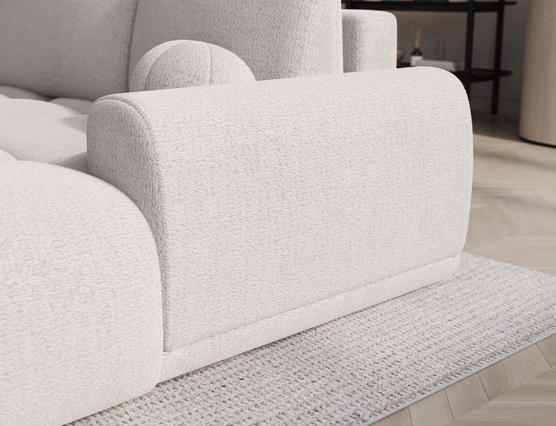 Vittario 3-seters Bubblig sovesofa med divan og oppbevaring Høyre - Royal 01 - Møbler - Sofaer - Sovesofaer