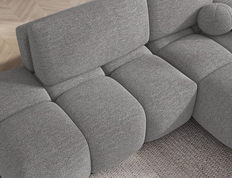Vittario 3-seters Bubblig sovesofa med divan og oppbevaring Høyre - Royal 04 - Møbler - Sofaer - Sovesofaer